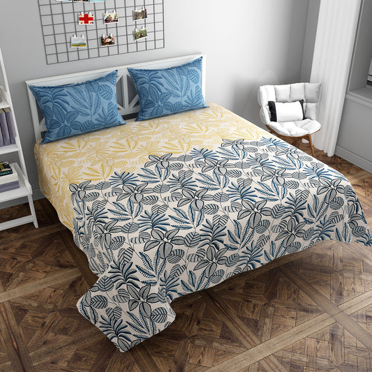 Mix and Match Floral Pattern King Size Bedsheet Set